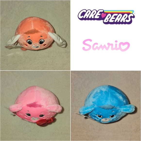 HELLO KITTY & FRIENDS X CARE BEARS 2023 Plushie Bundle - Picture 11 of 11